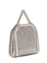 STELLA MCCARTNEY - Borsa Falabella Tiny con Catena - Argento - LIDIASHOPPING® - Official Website