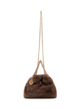 STELLA MCCARTNEY - Borsa Falabella Mini Draw - Marrone - LIDIASHOPPING® - Official Website