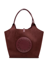 STELLA MCCARTNEY - Tote with Circular Application - Red - LIDIASHOPPING® - Official Website