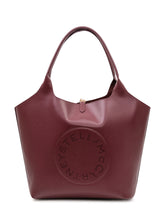 STELLA MCCARTNEY - Tote with Circular Application - Red - LIDIASHOPPING® - Official Website