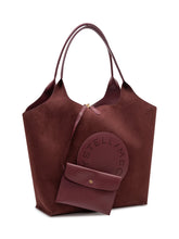 STELLA MCCARTNEY - Tote with Circular Application - Red - LIDIASHOPPING® - Official Website