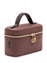 STELLA MCCARTNEY - Falabella Vanity Case with Woven Handle - Brown - LIDIASHOPPING® - Official Website