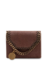 STELLA MCCARTNEY - Falabella Trifold Wallet - Brown - LIDIASHOPPING® - Official Website