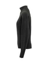 STUDIO NICHOLSON - Maglia a Collo Alto con Zip - Nero - LIDIASHOPPING® - Official Website