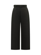 STUDIO NICHOLSON - Pantaloni a Gamba Ampia con Cintura - Nero - LIDIASHOPPING® - Official Website