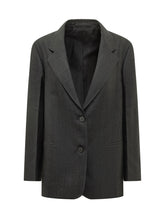 STUDIO NICHOLSON - Tailored Single Breasted Blazer - Black - LIDIASHOPPING® - Official Website