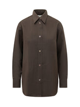 STUDIO NICHOLSON - Camicia Oversize - Marrone - LIDIASHOPPING® - Official Website