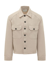 STUDIO NICHOLSON - Slim Fit Overshirt with Chest Pockets - Beige - LIDIASHOPPING® - Official Website