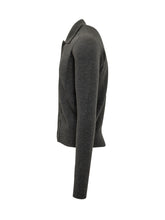 STUDIO NICHOLSON - Cardigan Polo - Nero - LIDIASHOPPING® - Official Website