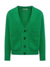 STUDIO NICHOLSON - Cardigan with Front Pockets - Red - LIDIASHOPPING® - Official Website