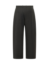 STUDIO NICHOLSON - Pantaloni Curved Tapered con Pince - Nero - LIDIASHOPPING® - Official Website