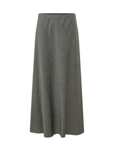 ALBERTA FERRETTI - Gonna Lunga Svasata a Coste Diagonali - Grigio - LIDIASHOPPING® - Official Website