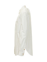 ALBERTA FERRETTI - Shirt with Pleated Bib - White - LIDIASHOPPING® - Official Website