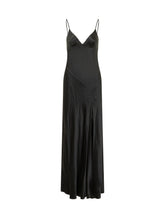 ALBERTA FERRETTI - Long Dress with Thin Straps - Black - LIDIASHOPPING® - Official Website