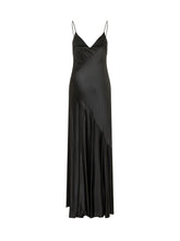 ALBERTA FERRETTI - Long Dress with Thin Straps - Black - LIDIASHOPPING® - Official Website