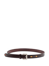 ORCIANI - Cintura con Inserti Geometrici - Marrone - LIDIASHOPPING® - Official Website