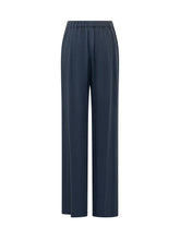 EMPORIO ARMANI - Pantaloni a Gamba Ampia - Blu - LIDIASHOPPING® - Official Website
