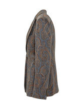 ETRO - Giacca con Motivo Paisley - Blu - LIDIASHOPPING® - Official Website
