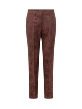 ETRO - Pantaloni con Motivo Floreale - Rosso - LIDIASHOPPING® - Official Website