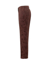 ETRO - Pantaloni con Motivo Floreale - Rosso - LIDIASHOPPING® - Official Website