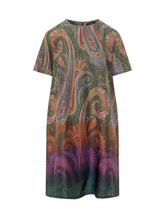 ETRO - Abito Midi con Motivo Paisley - Multicolore - LIDIASHOPPING® - Official Website