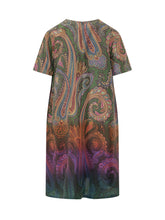 ETRO - Abito Midi con Motivo Paisley - Multicolore - LIDIASHOPPING® - Official Website
