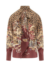 ETRO - Blusa con Fiocco e Motivo Misto - Marrone - LIDIASHOPPING® - Official Website