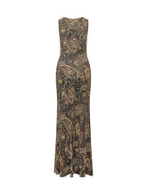 ETRO - Abito Lungo Senza Maniche con Motivo Paisley - Multicolore - LIDIASHOPPING® - Official Website