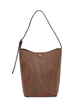ETRO - Borsa a Secchiello con Motivo Paisley - Marrone - LIDIASHOPPING® - Official Website