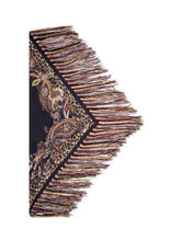 ETRO - Scarf with Paisley Print and Fringes - Brown - LIDIASHOPPING® - Official Website