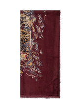 ETRO - Sciarpa con Stampa Floreale e Animali - Multicolore - LIDIASHOPPING® - Official Website