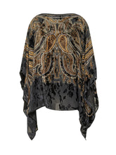 ETRO - Poncho con Motivo Paisley - Multicolore - LIDIASHOPPING® - Official Website
