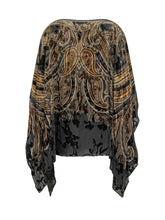 ETRO - Poncho con Motivo Paisley - Multicolore - LIDIASHOPPING® - Official Website