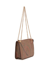 ETRO - Shoulder Bag with Chain and Paisley Print - Brown - LIDIASHOPPING® - Official Website
