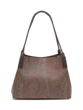 ETRO - Mini Crossbody Bag with Front Logo Applique - Brown - LIDIASHOPPING® - Official Website