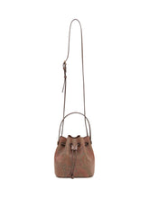 ETRO - Borsa a Secchiello con Stampa Paisley - Marrone - LIDIASHOPPING® - Official Website