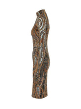 ETRO - Abito Midi con Motivo Paisley - Multicolore - LIDIASHOPPING® - Official Website