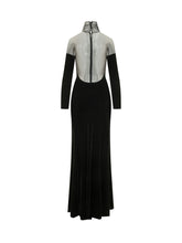 ELISABETTA FRANCHI - Abito con Volant e Frange - Nero - LIDIASHOPPING® - Official Website