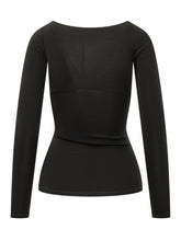 ELISABETTA FRANCHI - Maglia con Fibbia Decorativa - Nero - LIDIASHOPPING® - Official Website