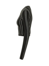 ELISABETTA FRANCHI - Maglia Corta con Zip Frontale - Nero - LIDIASHOPPING® - Official Website