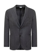 BOGLIOLI - Two piece suit featuring a single breasted blazer with two button fastening, notched lapels and patch pockets. The matching trousers have straight legs and a tailored silhouette. - Blue - LIDIASHOPPING® - Official Website