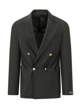 BRIGLIA - Completo Doppiopetto con Revers a Lancia - Nero - LIDIASHOPPING® - Official Website