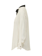 SIMONA CORSELLINI - Camicia con Fiocco al Collo - Bianco - LIDIASHOPPING® - Official Website