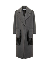 SIMONA CORSELLINI - Cappotto Lungo con Frange - Grigio - LIDIASHOPPING® - Official Website