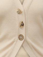 SIMONA CORSELLINI - Cardigan con Bottoni Gioiello - Beige - LIDIASHOPPING® - Official Website