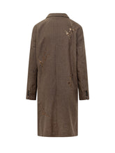 SEVENTY 19.70 - Cappotto Monopetto con Ricami Floreali - Marrone - LIDIASHOPPING® - Official Website