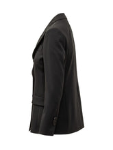 SEVENTY 19.70 - Blazer Doppiopetto con Revers a Lancia - Nero - LIDIASHOPPING® - Official Website