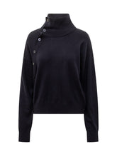 SEVENTY 19.70 - Maglia Dolcevita con Bottoni Laterali - Blu - LIDIASHOPPING® - Official Website