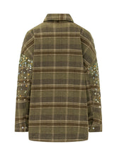 SPACE COWBOY - Camicia a Quadri con Applicazioni - Verde - LIDIASHOPPING® - Official Website