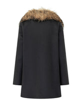 AVA ADORE - Cappotto Doppiopetto con Collo Voluminoso - Blu - LIDIASHOPPING® - Official Website